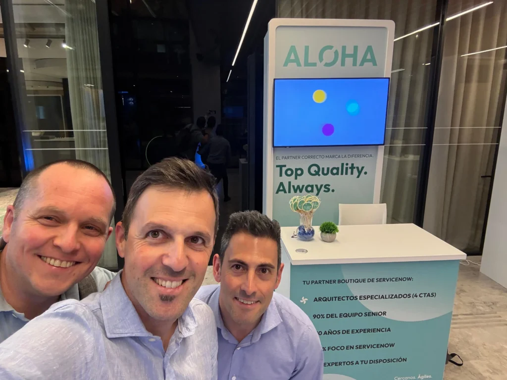 Leader team of Aloha Clouds at the AI Summit Madrid 2026 "Put AI to Work"